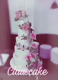 weddingcake vintage pink